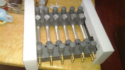 【注塑機(jī)水流分布器 分水排 分流器 水路分流控制器 精密型水排】價(jià)格,廠家,圖片,塑料機(jī)械配件,東莞市塑億通機(jī)電-